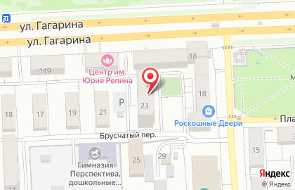 Типография КВАДРА в Брусчатом переулке на карте