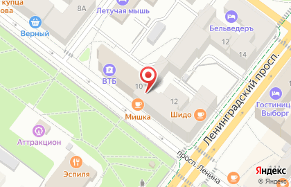Северо-западный Банк Сбербанка России на проспекте Ленина на карте