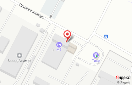 Торгово-сервисная фирма Казань-Шинторг на Придорожной улице на карте