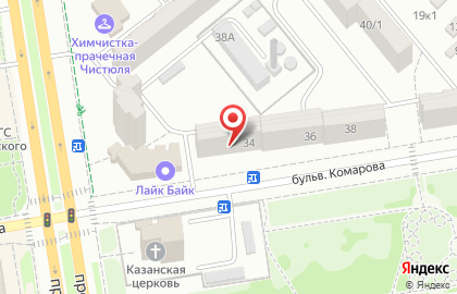 1-й Центр Фотоэпиляции на бульваре Комарова на карте
