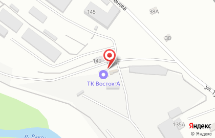 Транспортная компания Рейл континент на улице Тургенева на карте