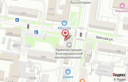 Территориальная комиссия по делам несовершеннолетних и защите их прав на Зейской улице на карте