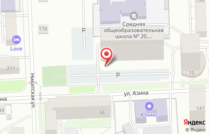 Строящиеся объекты Кировский сельский строительный комбинат на улице Азина на карте