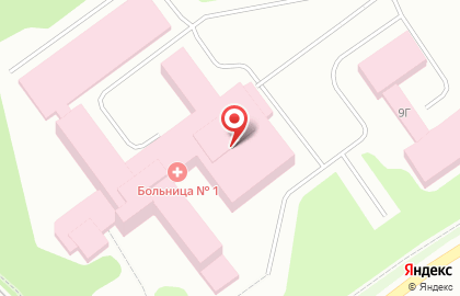 Больница Городская больница в Петрозаводске на карте