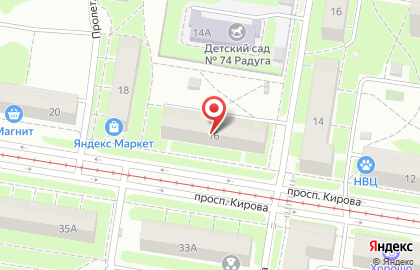 Магазин хозтоваров Все для дома в Автозаводском районе на карте