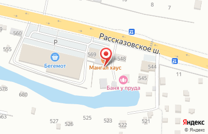 Кафе быстрого питания в Тамбове на карте