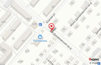 Киоск по продаже фруктов и овощей на Южной улице на карте