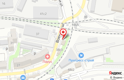 Шиномонтажная мастерская в Первореченском районе на карте
