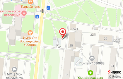 Сладкая лавка на площади Сибиряков-Гвардейцев на карте