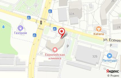 Магазин керамической плитки Мир керамики на улице Есенина на карте