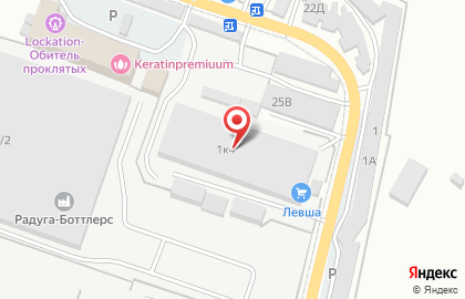 Левша в Кировском районе на карте