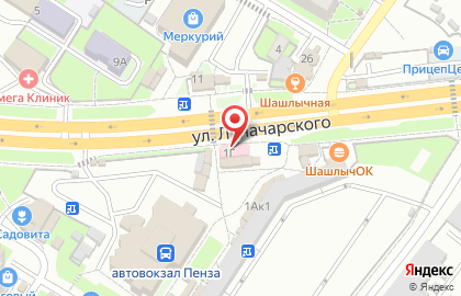 Микрофинансовая организация Быстроденьги на улице Луначарского на карте
