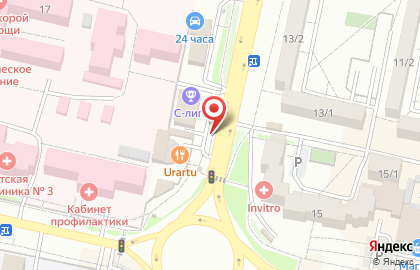 Рекламный щит 3х6м. на улице Пирогова на карте