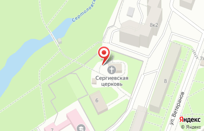 Храм преподобного Сергия Радонежского на карте
