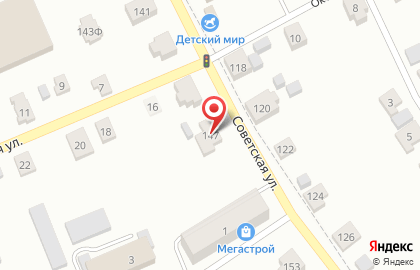 Магазин мяса и колбас Звениговский, сеть магазинов мяса и колбас на Советской улице на карте
