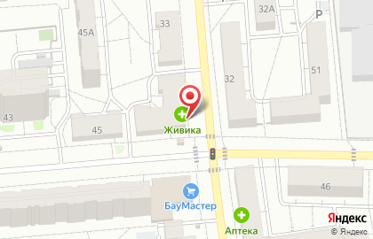 Аптека Живика в Екатеринбурге на карте