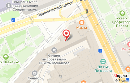 Агентство Курорт Старая Русса на Петроградской на карте