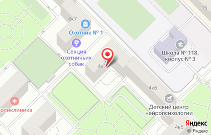 Досуговый центр Гагаринец на улице Строителей, 4 к 7 на карте