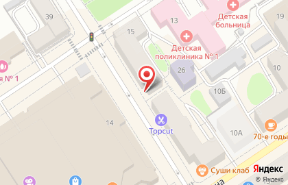 Магазин медиапродукции на улице Дзержинского на карте