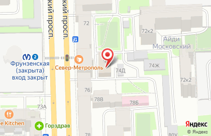 Сервисный центр Quest Service на Московском проспекте на карте