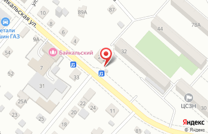 Катюша на Байкальской улице на карте