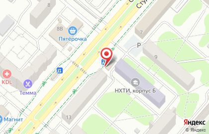 Продовольственный магазин Факторiя на Студенческой улице, 13а в Нижнекамске на карте