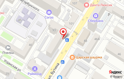 Медицинский магазин ТриМед-Puls в Центральном районе на карте