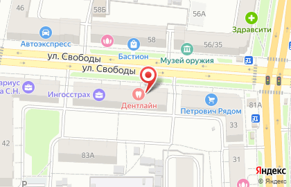 Центр обеспечения функционирования образовательных учреждений Ленинского и Кировского районов на карте