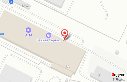 Транспортная компания Байкал Сервис на улице Гастелло на карте