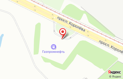 Автозаправочная станция Газпромнефть на проспекте Королёва на карте