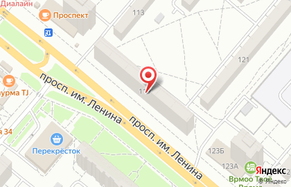 Джунгли на проспекте Ленина на карте