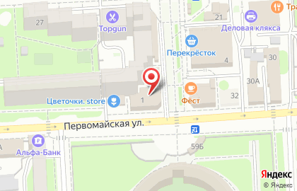 Стриптиз-бар Виагра в Советском районе на карте
