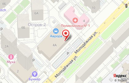 Гаражный кооператив Остров на карте