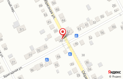 Магазин Мясной пир на Обрезной улице на карте