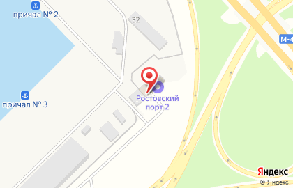 Ростовский порт на карте