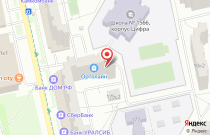 Продуктовый магазин в Москве на карте