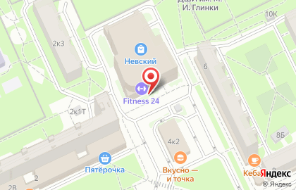 Книжно-канцелярский магазин Буквоед в Санкт-Петербурге на карте