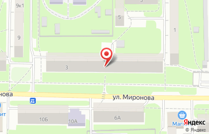 Салон красоты МИКС на улице Миронова на карте