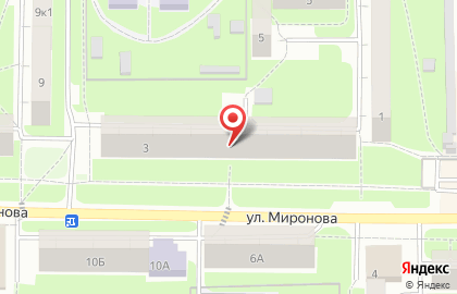 Салон красоты МИКС на улице Миронова на карте