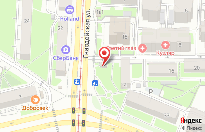 Августина на Гвардейской улице на карте