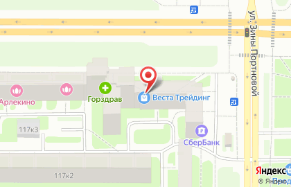 Магазин-киоск полуфабрикатов Элика на Ленинском проспекте на карте