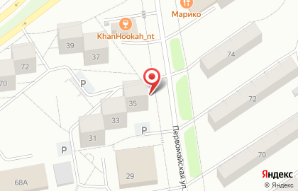 МираЛоджик на Первомайской улице на карте