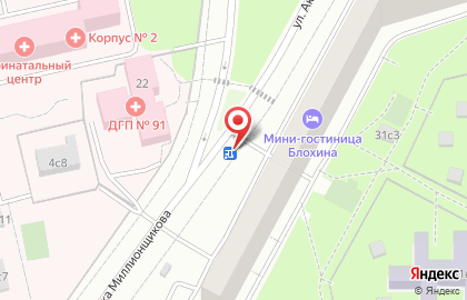 АМО-Пресс на улице Академика Миллионщикова на карте