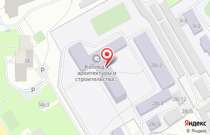 Автошкола в Москве на карте