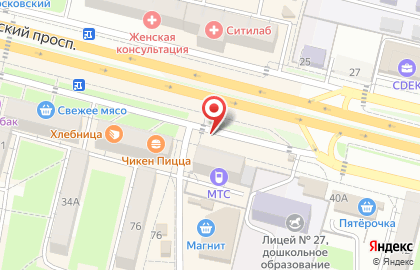 Киоск по продаже фруктов и овощей МД-Витамин на Московском проспекте на карте