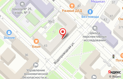 Юридическая контора на улице Володарского на карте