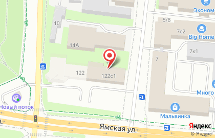 Автосервис Феникс technology на Ямской улице на карте