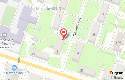 Капитал и право на Парковой улице на карте