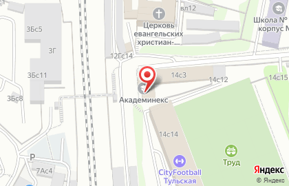 Жак в Москве на карте