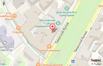 Московский музей современного искусства на карте